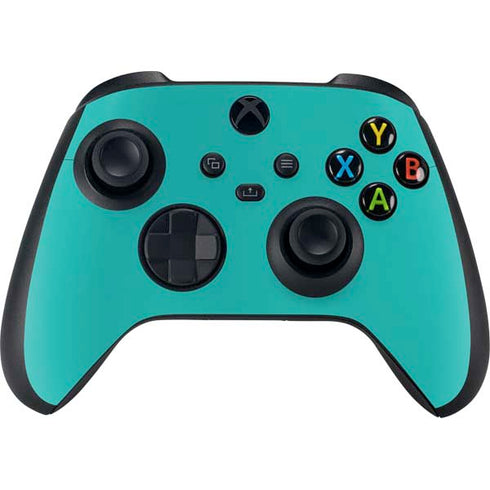 Aqua Blue Blue Solid Xbox Series X Bundle Skin